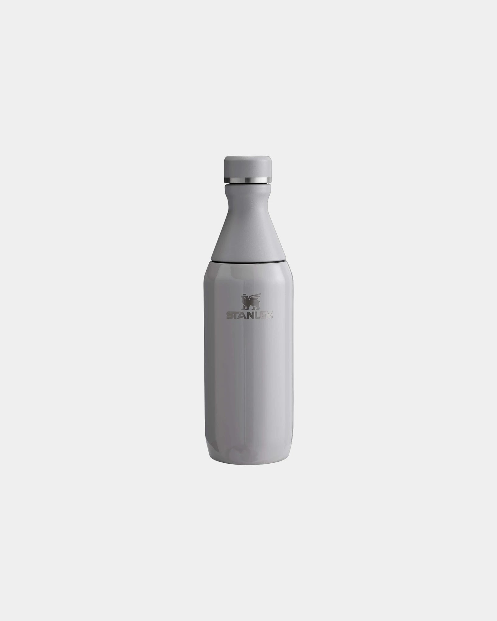 Isolierflasche Edelstahl Stanley All zum Personalisieren - Grau