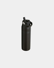 Trinkflasche Edelstahl Stanley IceFlow™ 2.0 zum Personalisieren - Schwarz