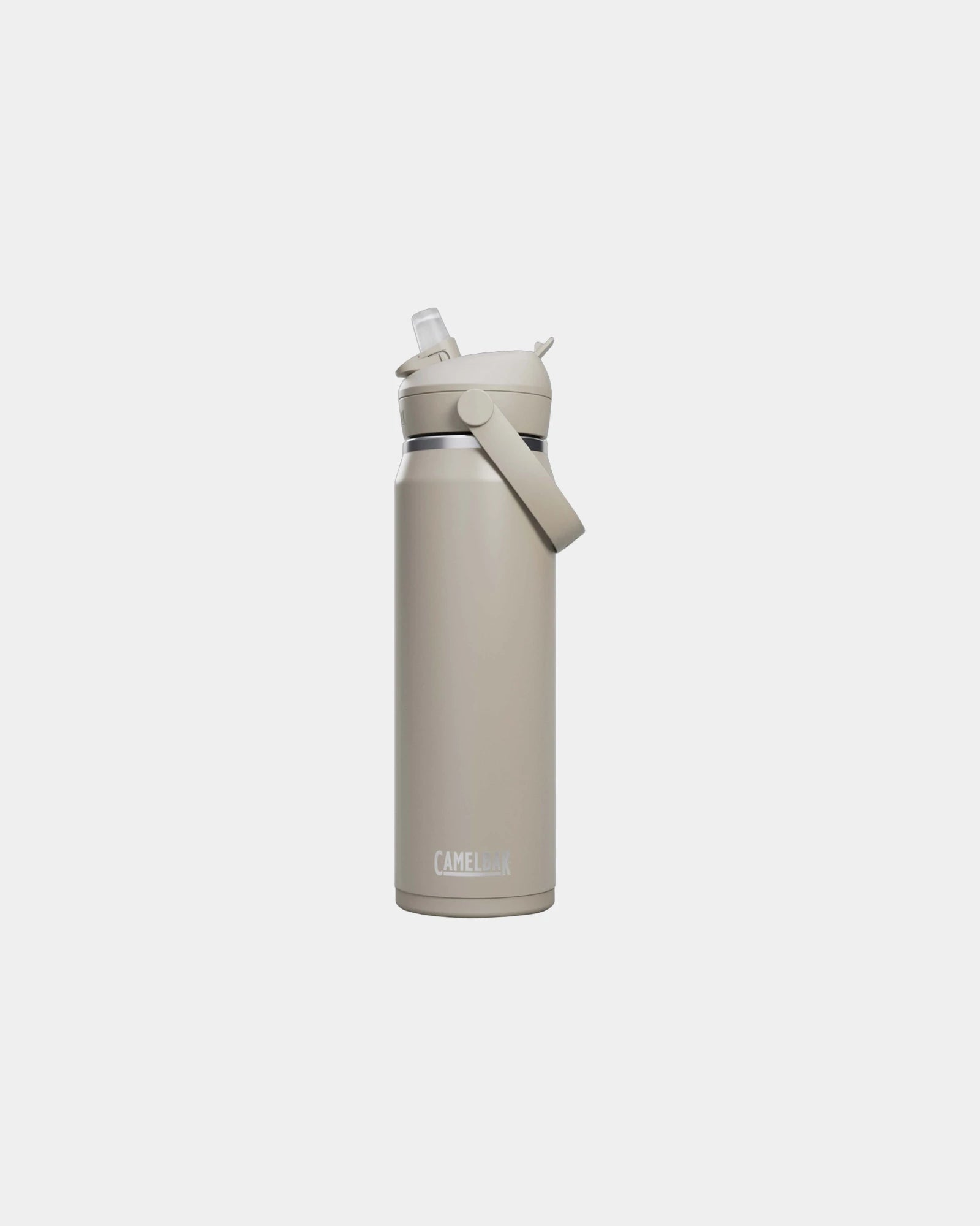 Isolierflasche Edelstahl Camelbak Thrive Flip VSS 740ml zum Personalisieren - Hellgrau