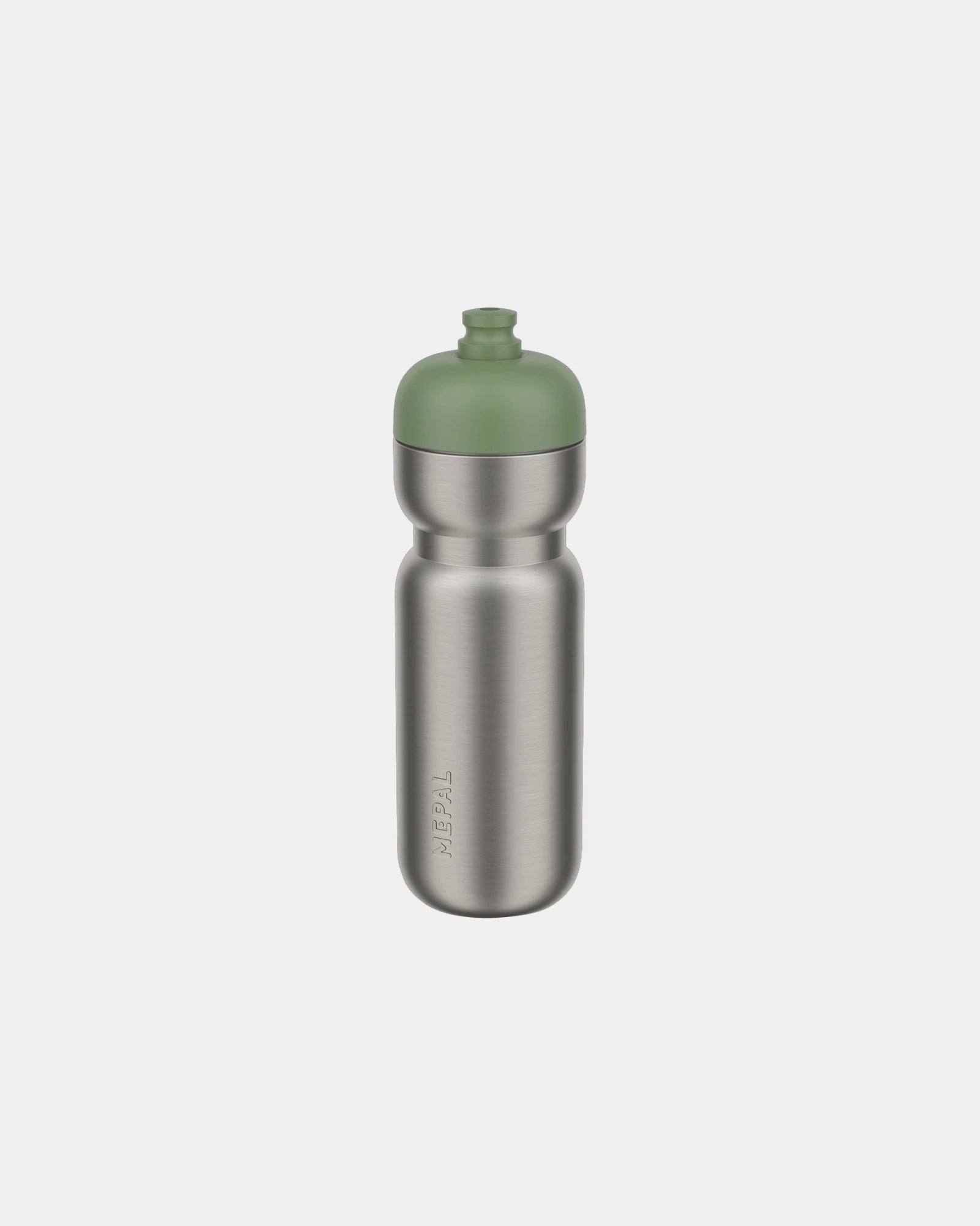 Sportflasche Edelstahl 800ml zum Personalisieren - Moosgrün