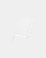 Notizbuch Papier FSC Classic A5 zum Personalisieren - Weiß