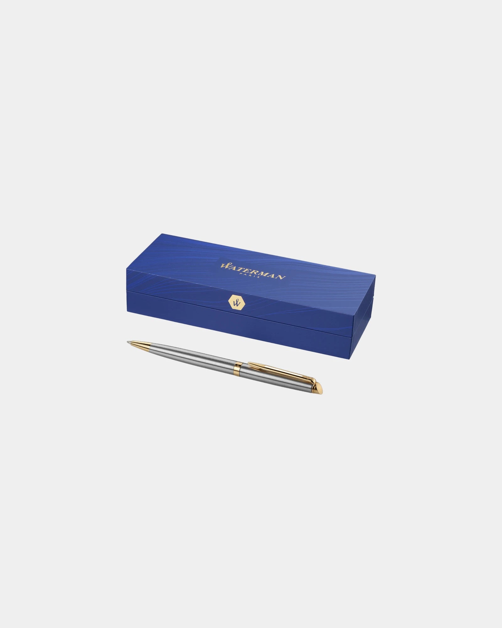 Kugelschreiber Edelstahl Waterman zum Personalisieren - Silber
