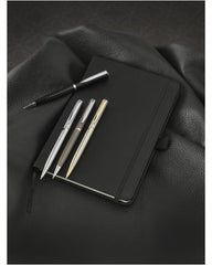Notizbuch PU Schwarz A5 zum Personalisieren - 5