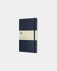 Notizbuch liniert Classic L zum Personalisieren - Saphirblau