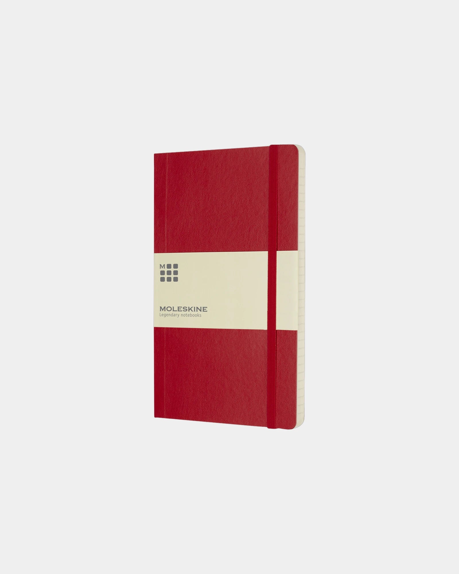 Notizbuch liniert Classic L zum Personalisieren - Karminrot