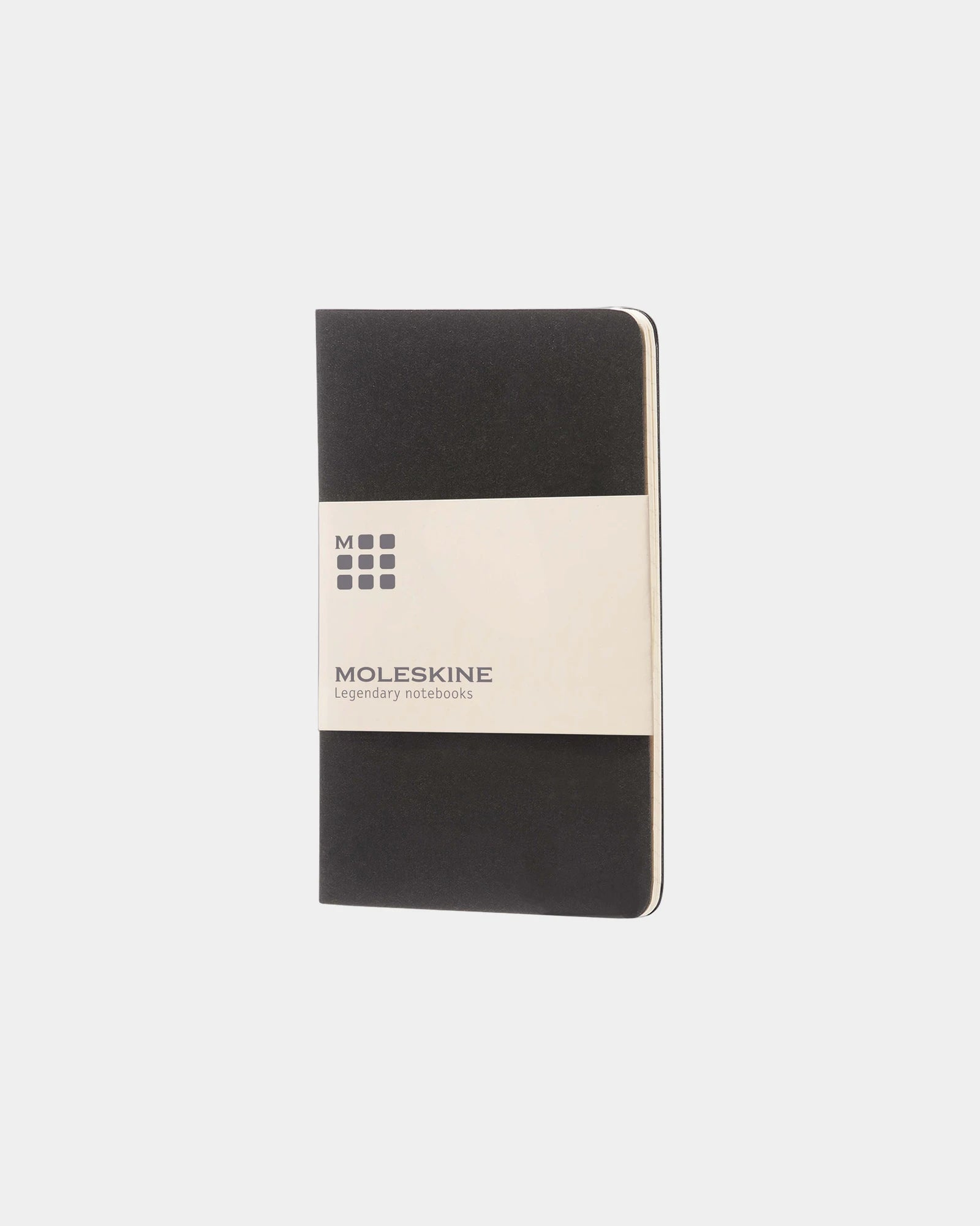 Notizbuch Moleskine liniert 14 x 9 cm zum Personalisieren - Schwarz