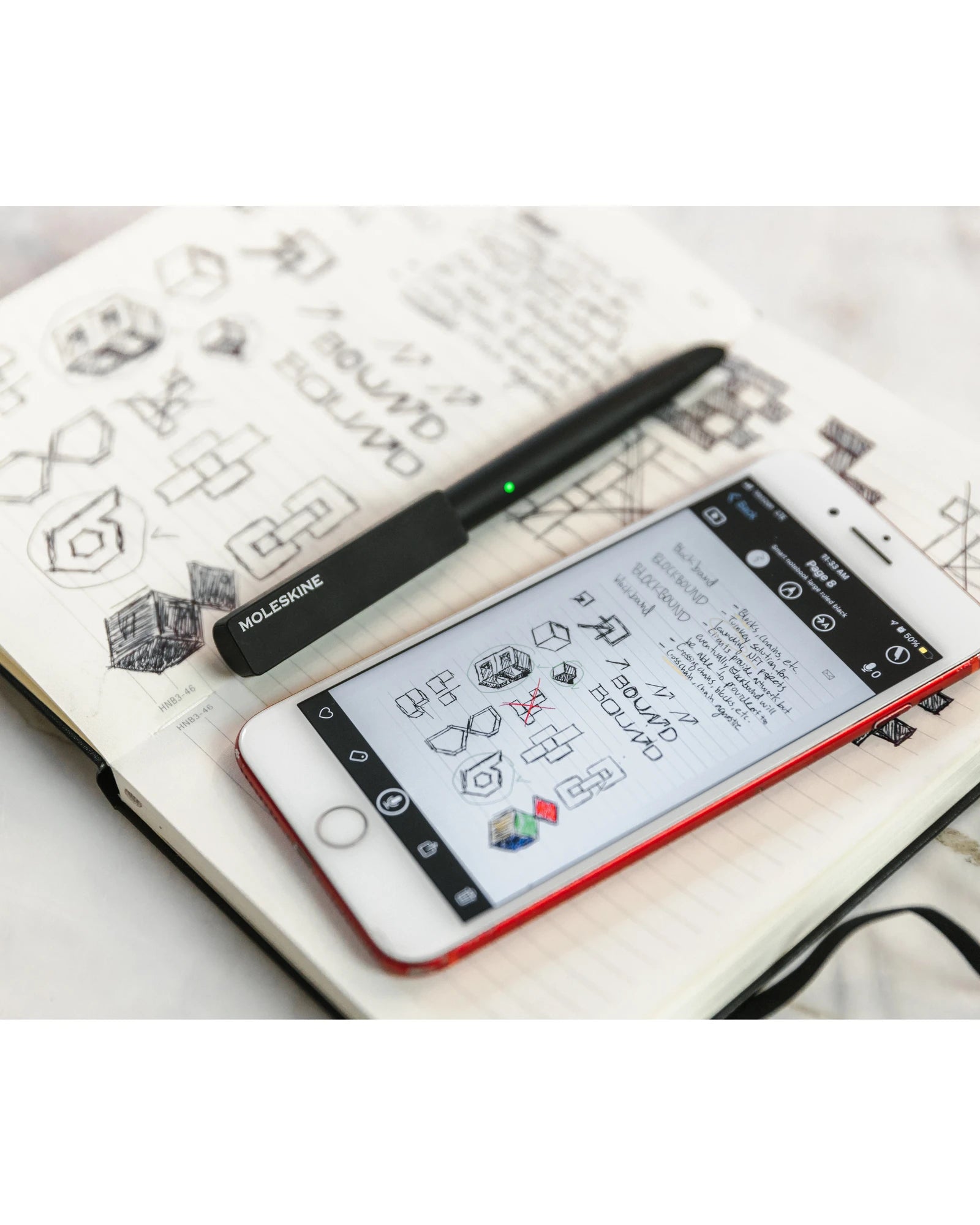 Smart-Set Moleskine mit Notizbuch und Stift zum Personalisieren - 3