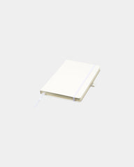 Notizbuch A5 PU-Leder JOURNALBOOK Nova zum Personalisieren - Weiß