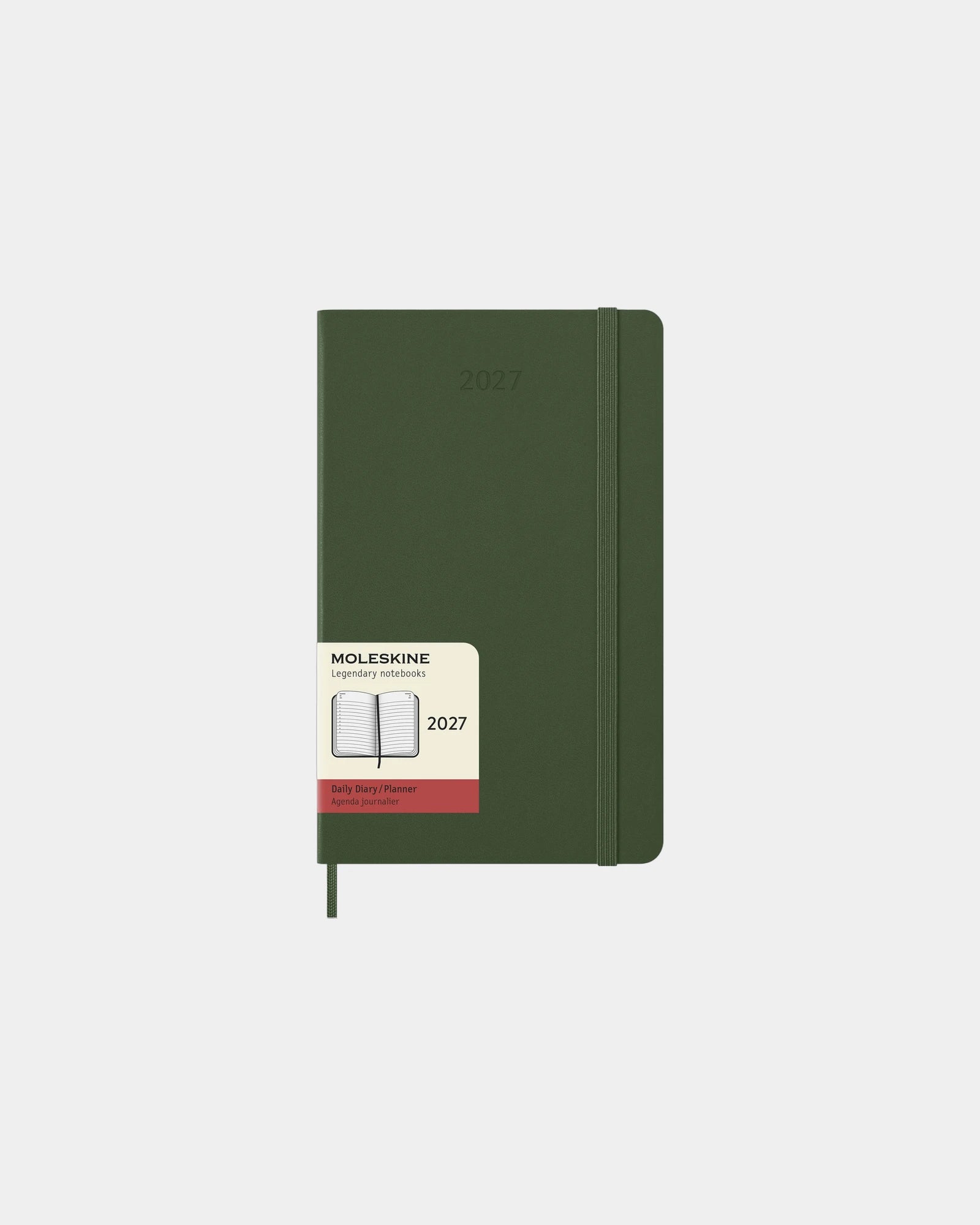 Agenda Moleskine 12 Monate Hardcover zum Personalisieren - Myrtengrün