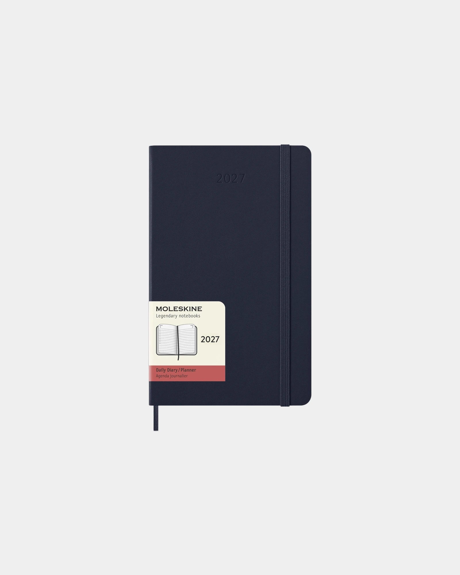 Agenda Moleskine 12 Monate Hardcover zum Personalisieren - Saphirblau