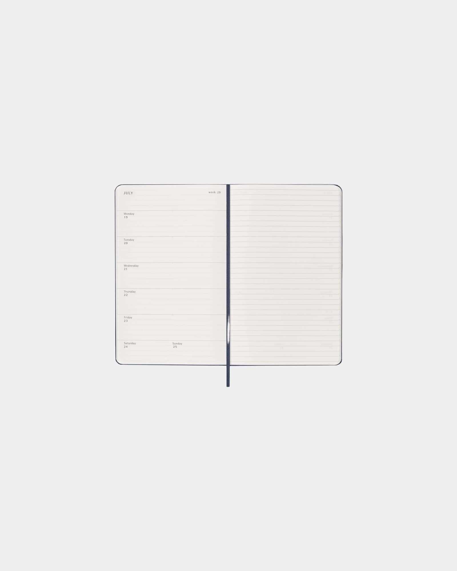 Agenda Moleskine wöchentlich 12 Monate zum Personalisieren - 7
