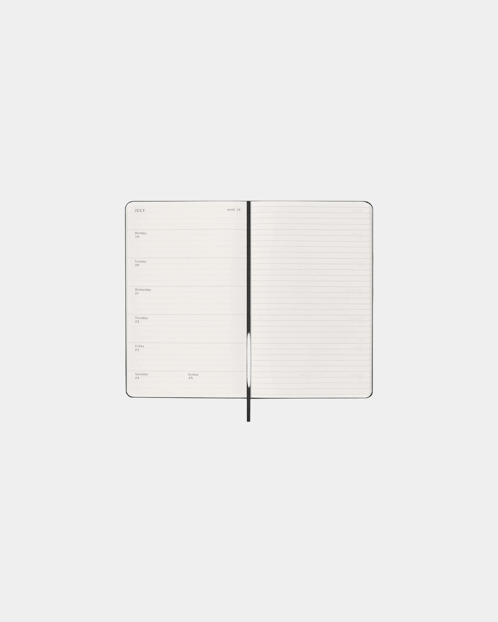 Agenda Moleskine wöchentlich 12 Monate zum Personalisieren - 15