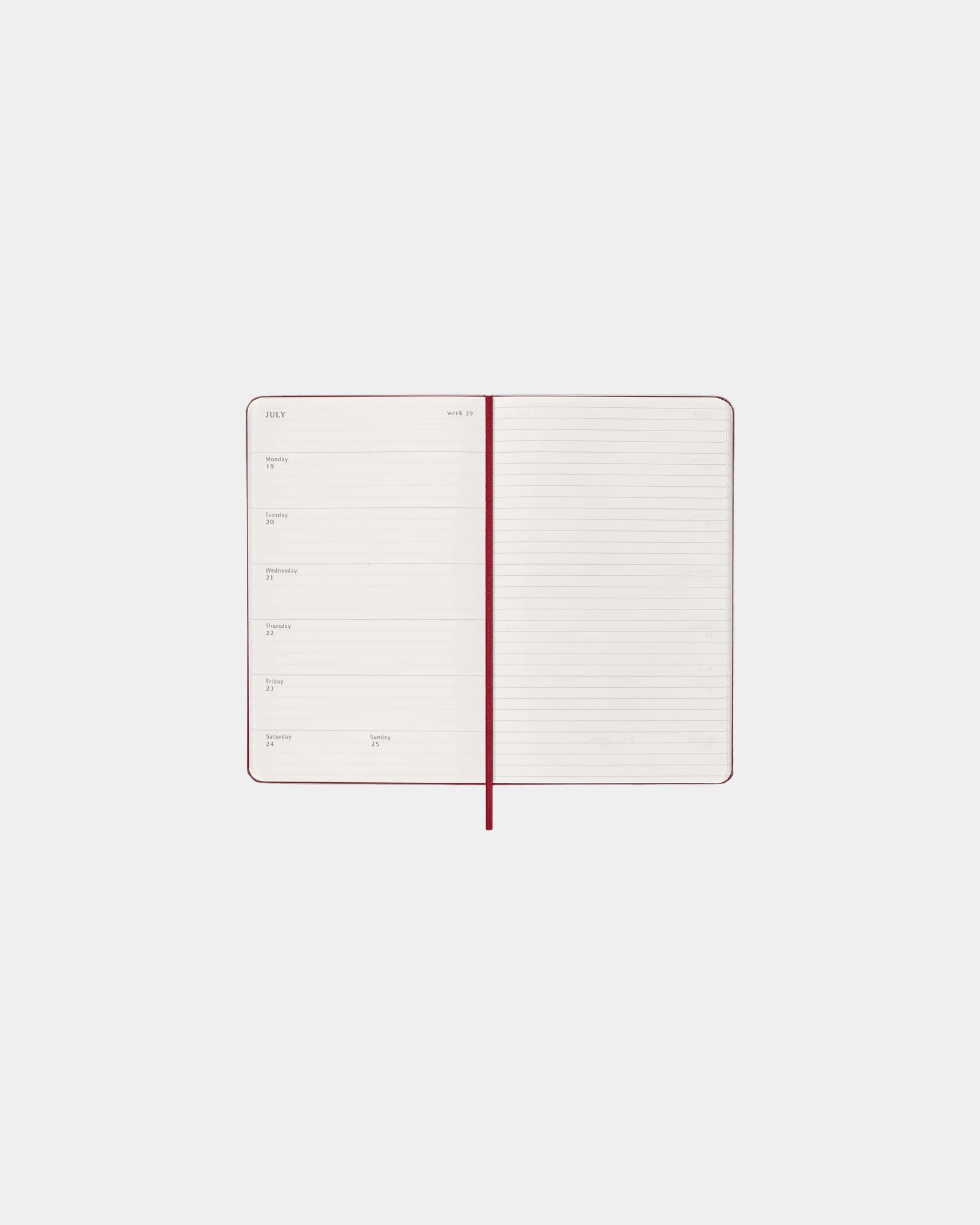 Agenda Moleskine wöchentlich 12 Monate zum Personalisieren - 3