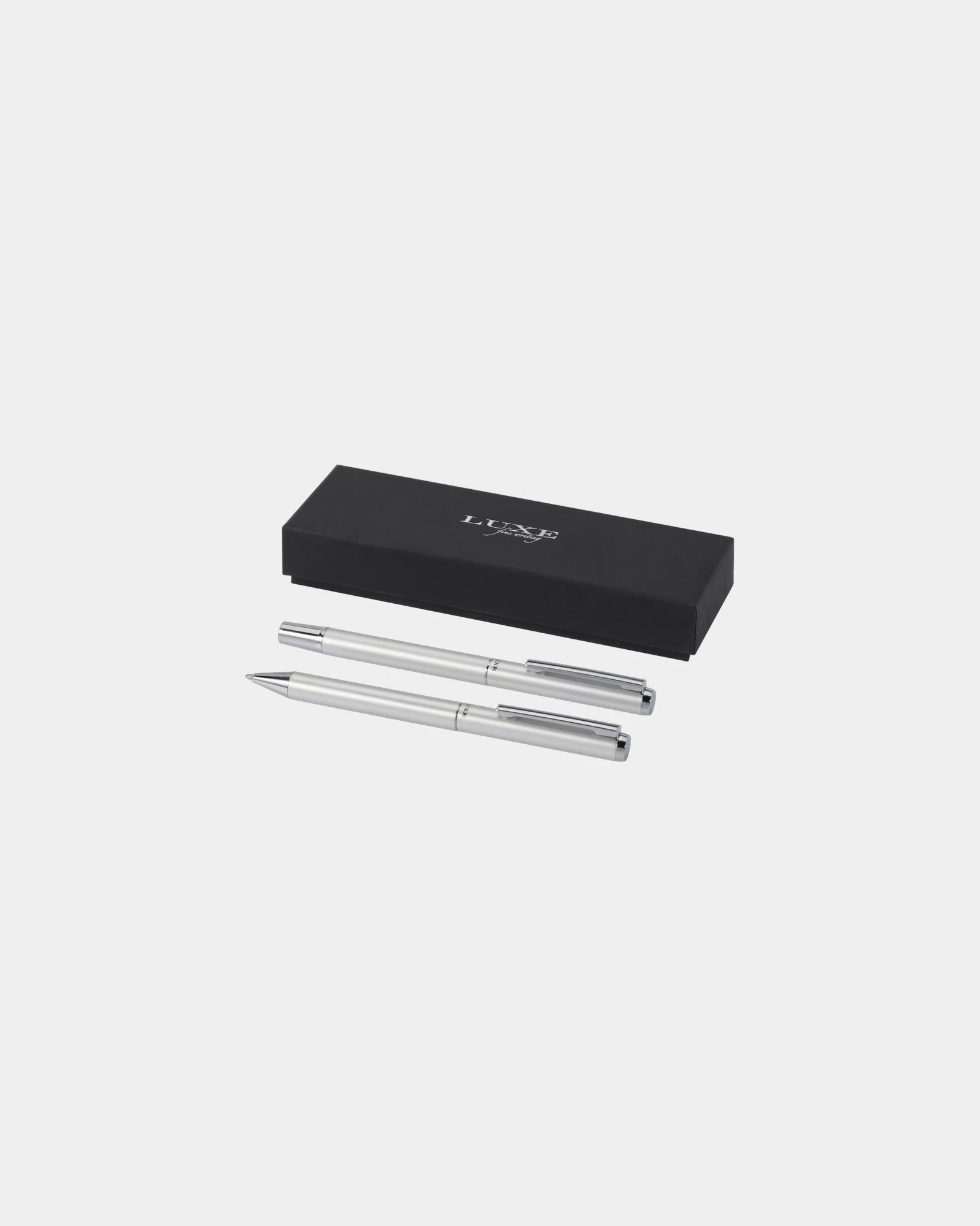Set Geschenk Aluminium recycelt Lucetto zum Personalisieren - Silber