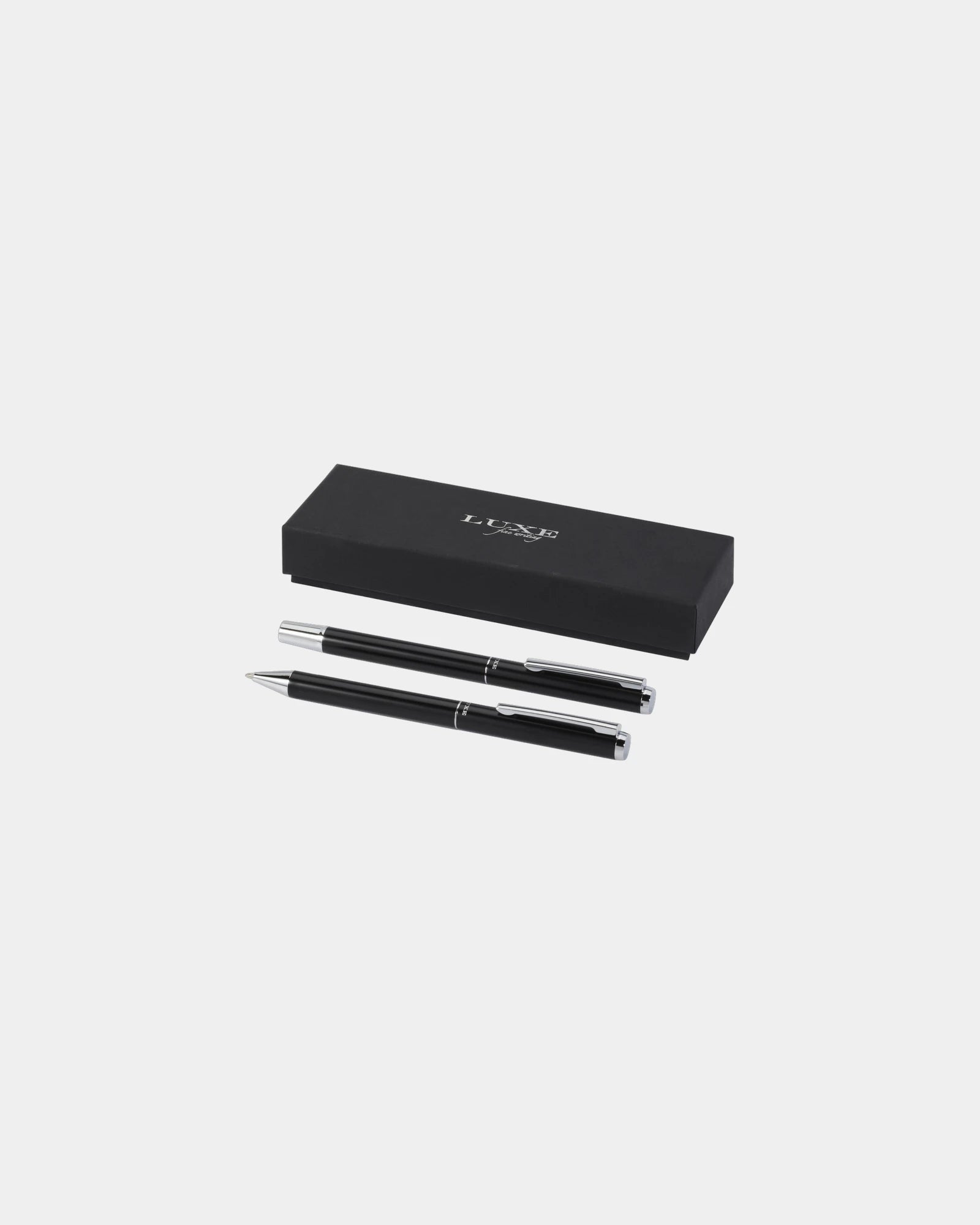 Set Geschenk Aluminium recycelt Lucetto zum Personalisieren - Schwarz
