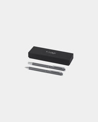 Set Geschenk Aluminium recycelt Lucetto zum Personalisieren - Grau
