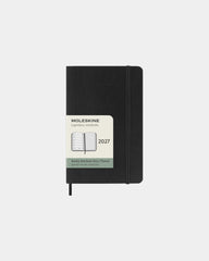 Agenda Moleskine 12 Monate weich zum Personalisieren - Schwarz