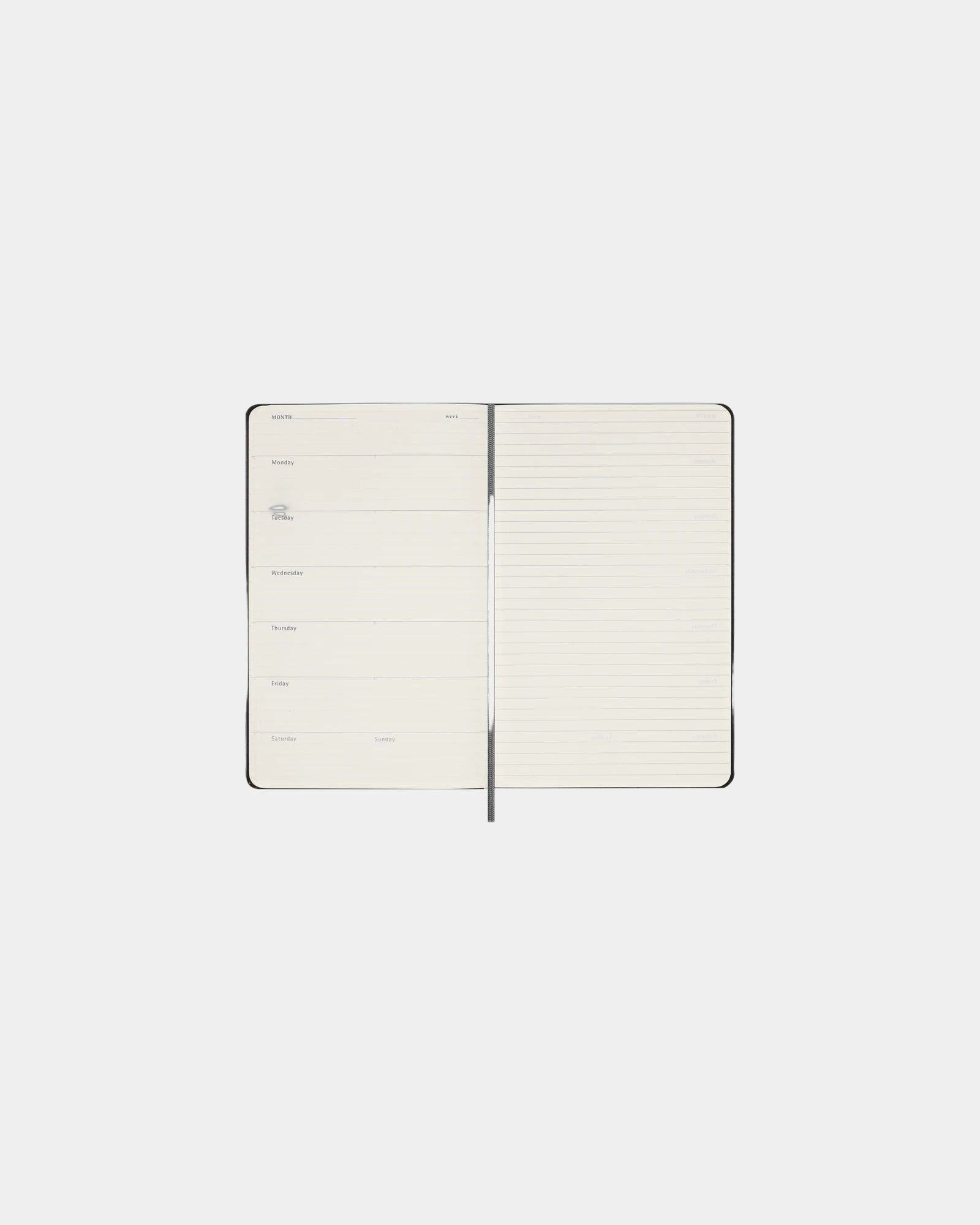 Agenda Moleskine nicht datiert mit harter Abdeckung zum Personalisieren - 3