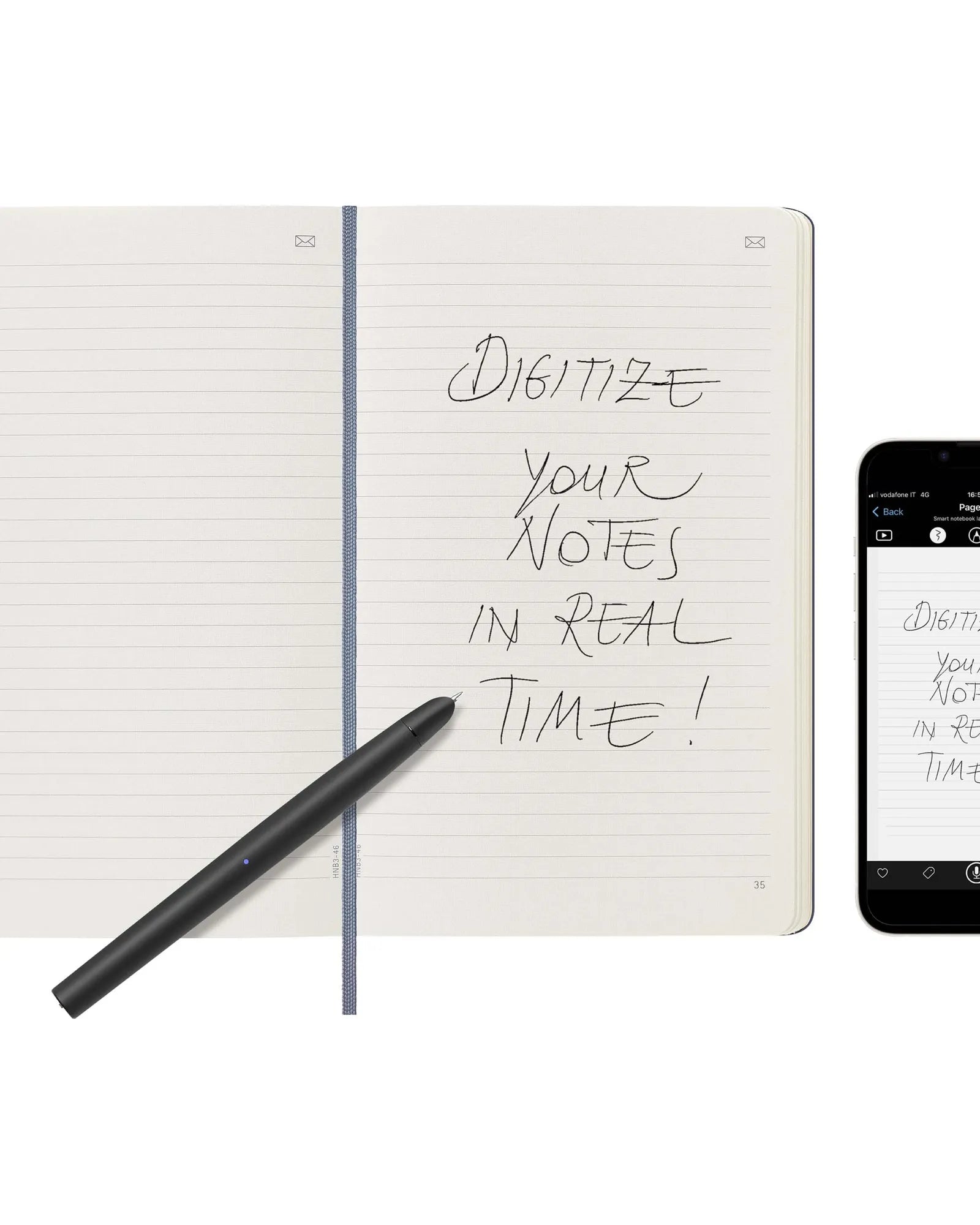 Notizbuch liniert Moleskine Smart zum Personalisieren - 5