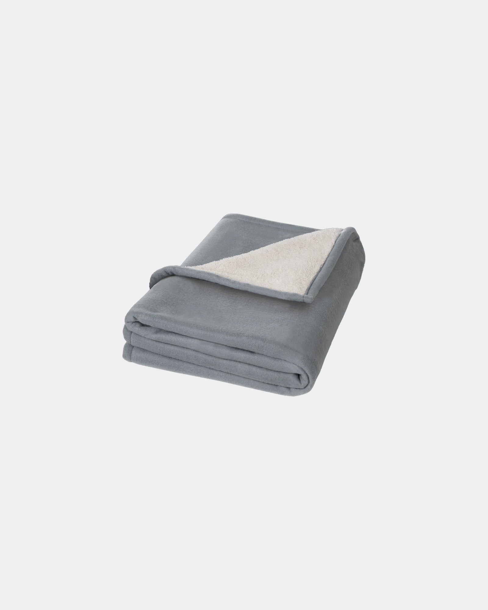 Decke Sherpa 125 x 150 cm zum Personalisieren - Grau