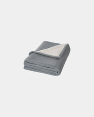 Decke Sherpa 125 x 150 cm zum Personalisieren - Grau