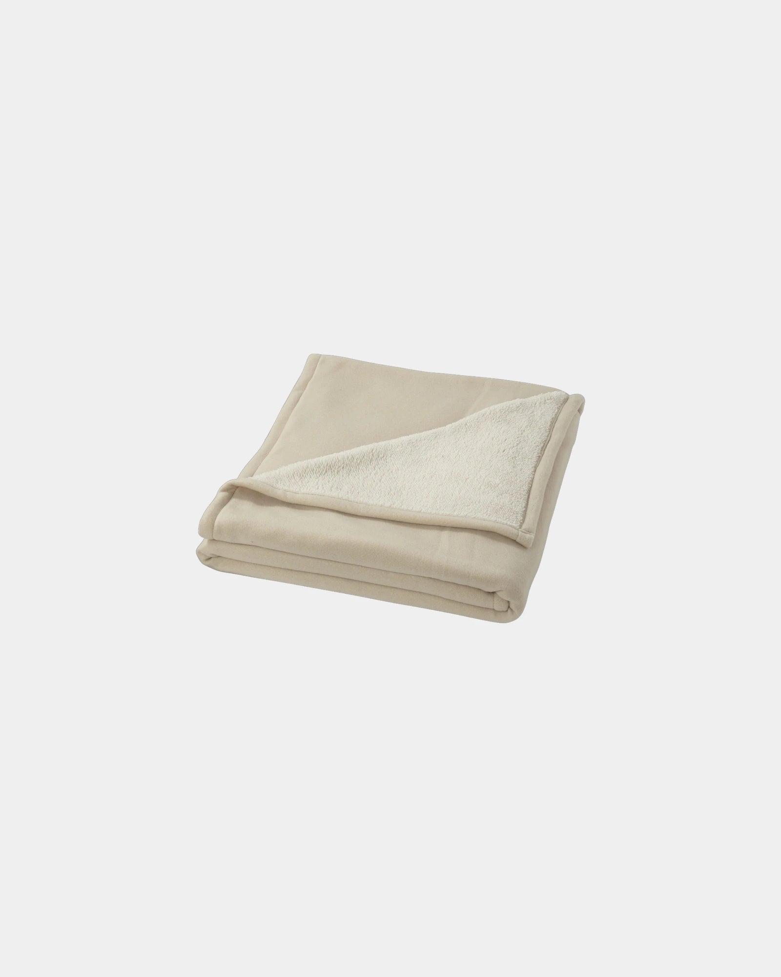 Decke Sherpa 125 x 150 cm zum Personalisieren - Gebrochenes Weiß