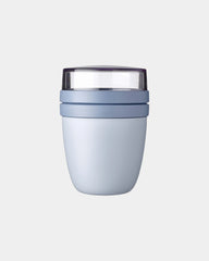 Lunchbox Mepal Ellipse 300+120 ml Mini zum Personalisieren - Blau