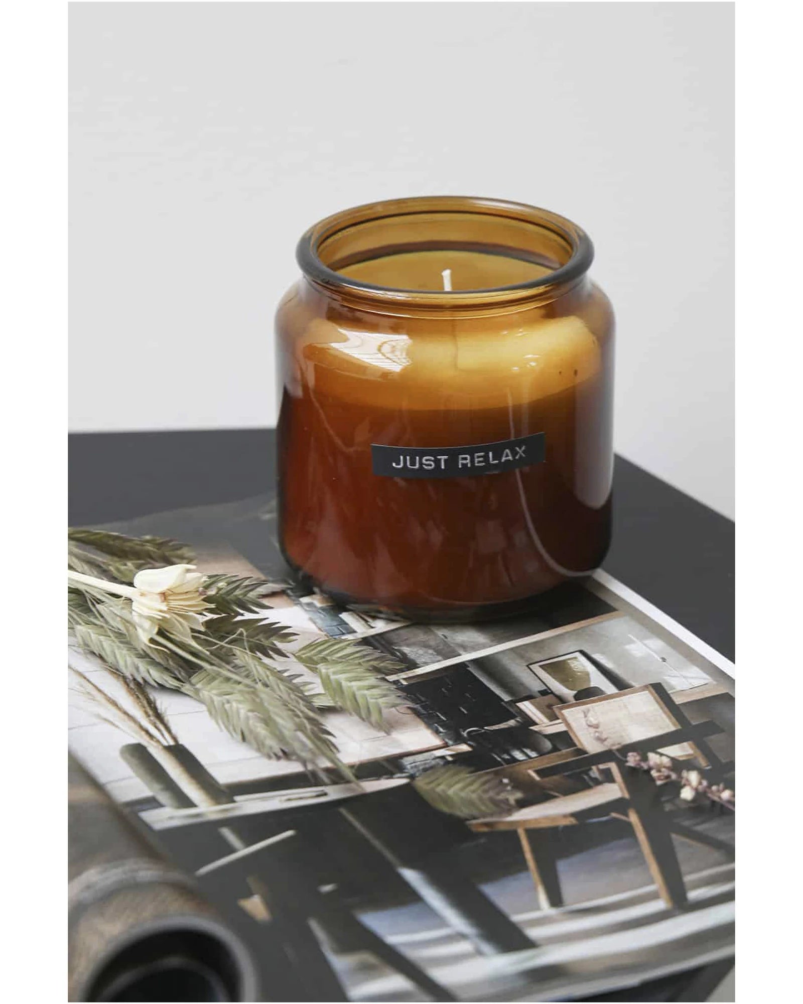 Duftkerze Holz von Zeder 350g zum Personalisieren - 2
