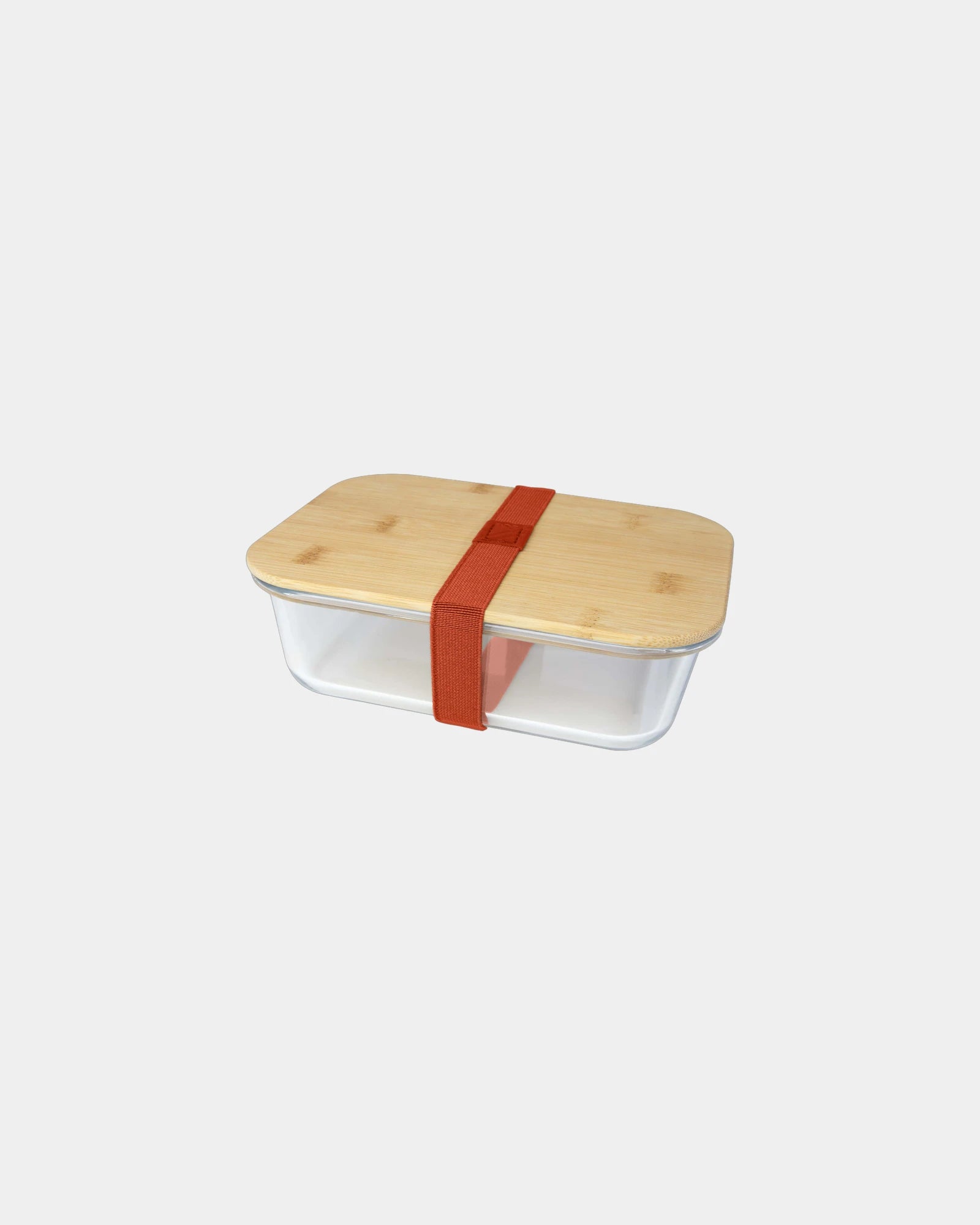 Lunchbox Roby 1000ml mit Bambusdeckel zum Personalisieren - Ziegel