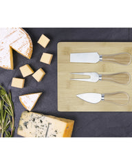 Käse-Set Bambus mit Utensilien zum Personalisieren - 3