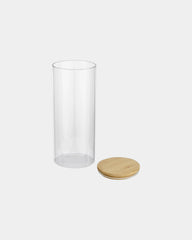 Lebensmittelbehälter Glas 940ml mit Bambusdeckel zum Personalisieren - 2