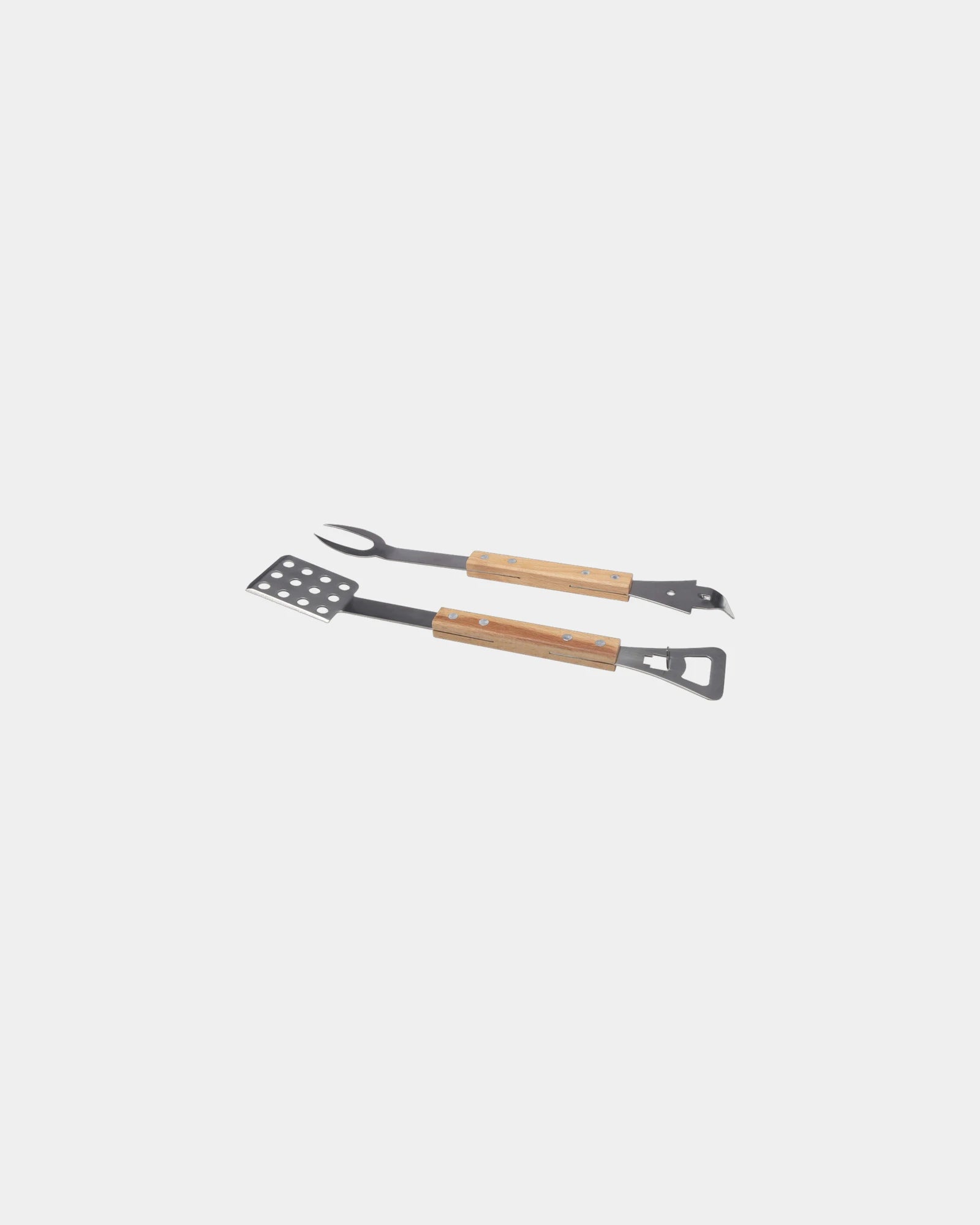 Set Barbecue Edelstahl recycelt Fajro zum Personalisieren - Natur