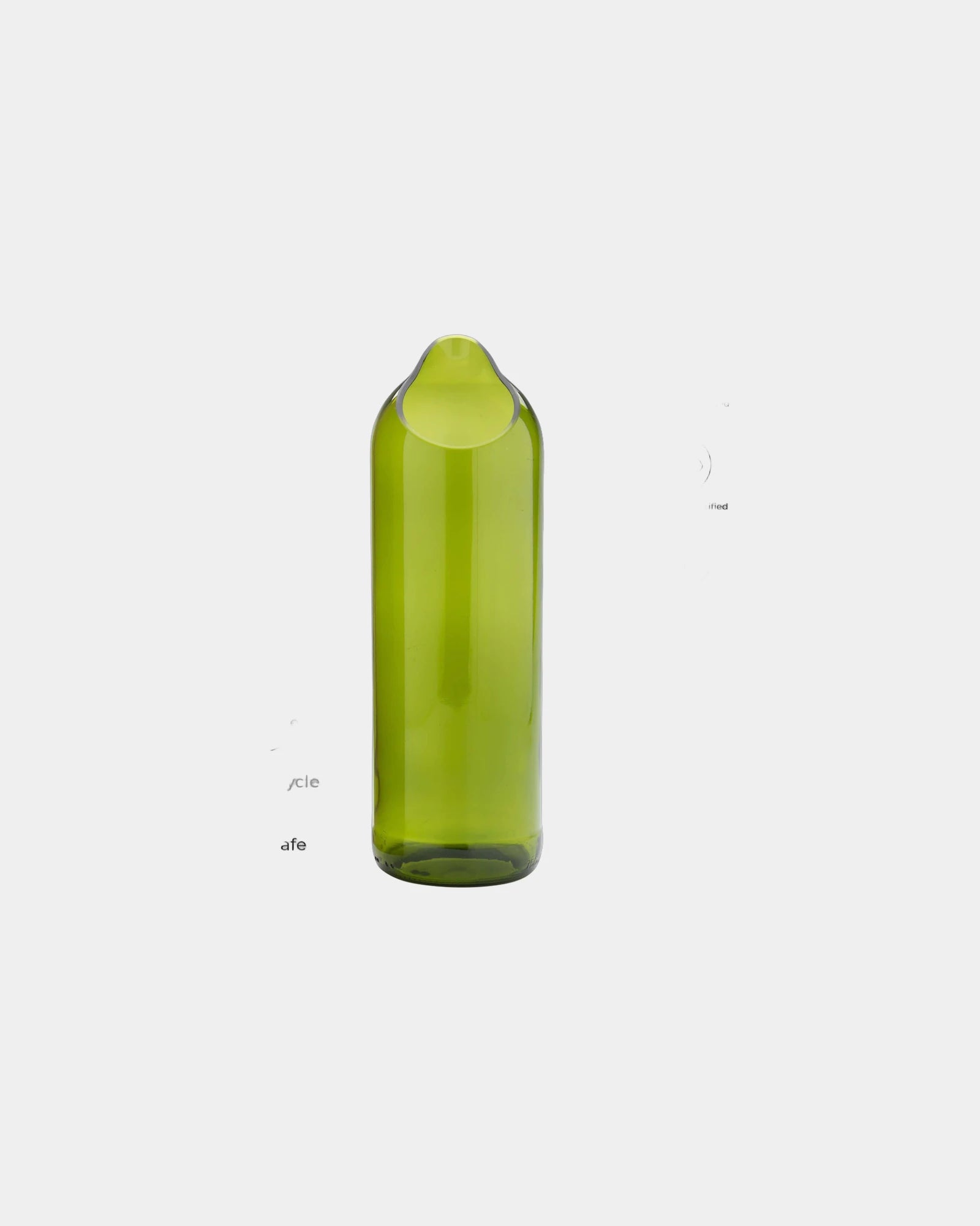 Karaffe aus recyceltem Glas zum Personalisieren - 1