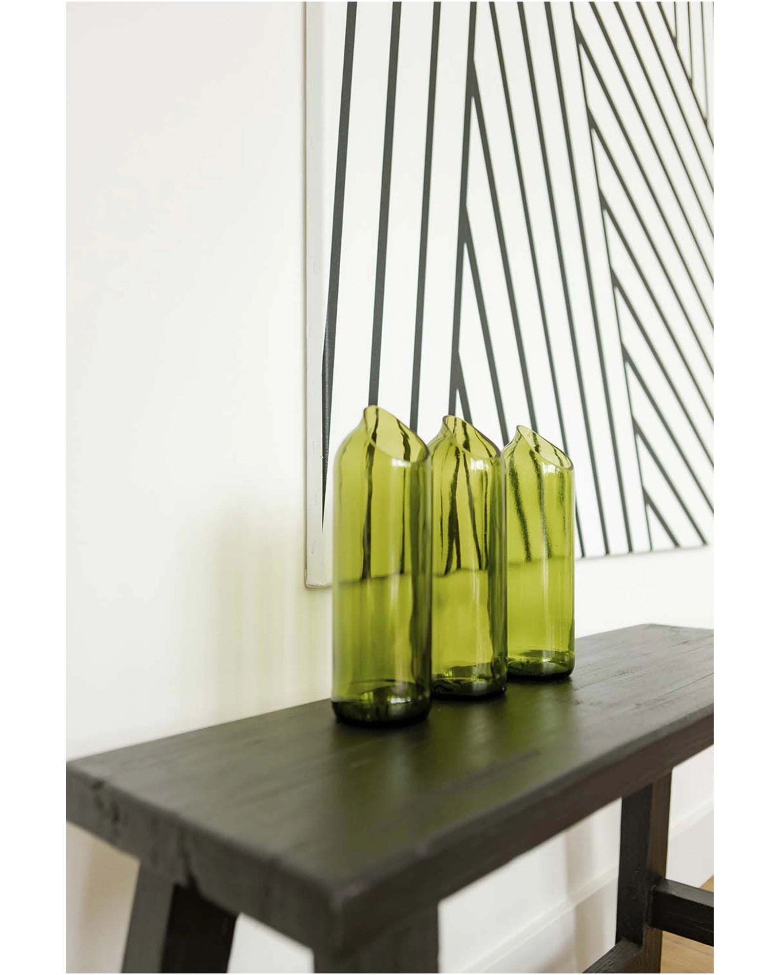 Karaffe aus recyceltem Glas zum Personalisieren - 2