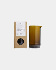 Karaffe aus recyceltem Glas zum Personalisieren - Braun