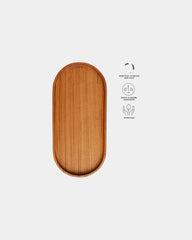 Servierplatte Holz Originalhome oval zum Personalisieren - 2