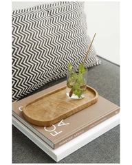 Servierplatte Holz Originalhome oval zum Personalisieren - 4