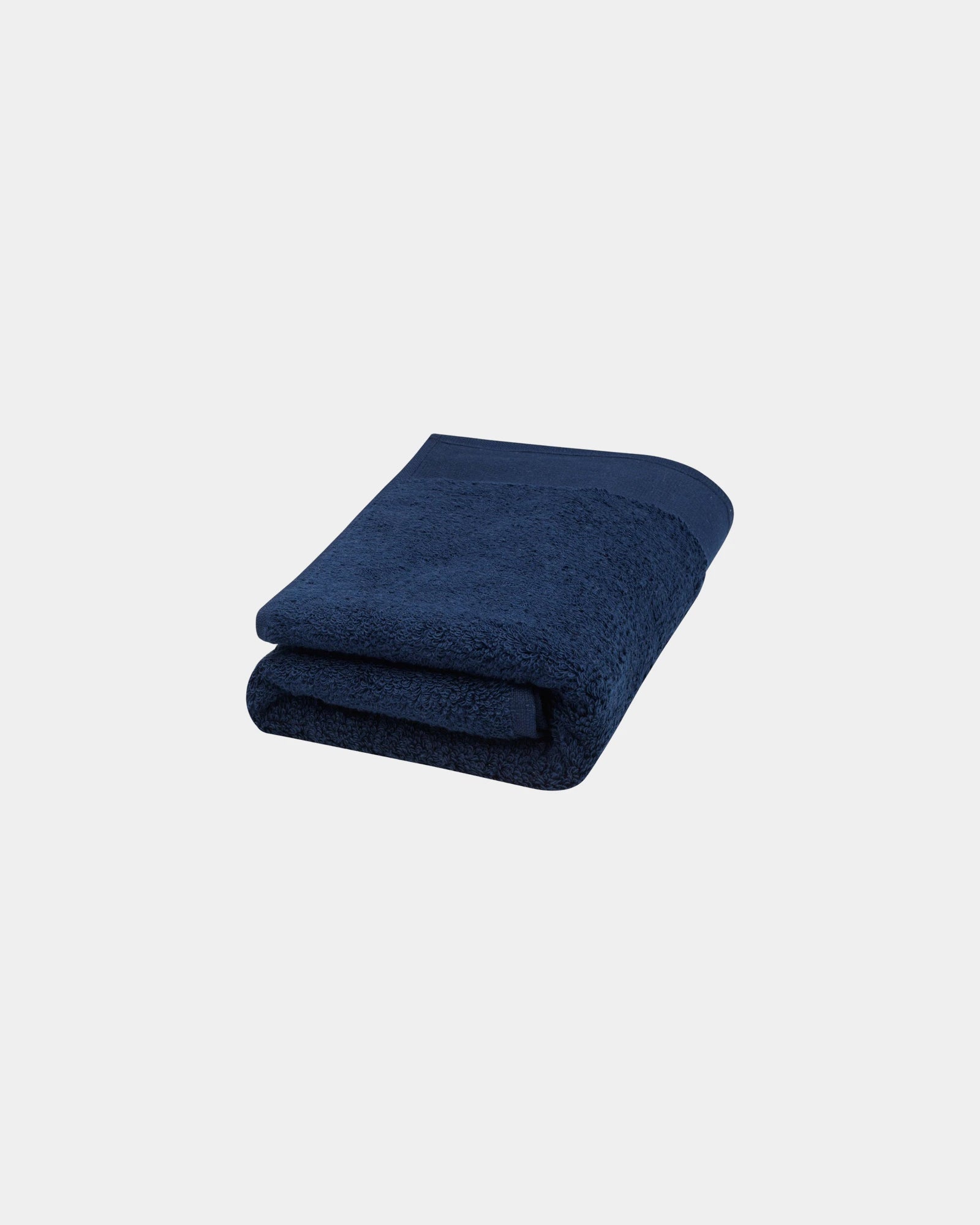 Handtuch Baumwolle 550 g/m² 50x100 cm zum Personalisieren - Marineblau