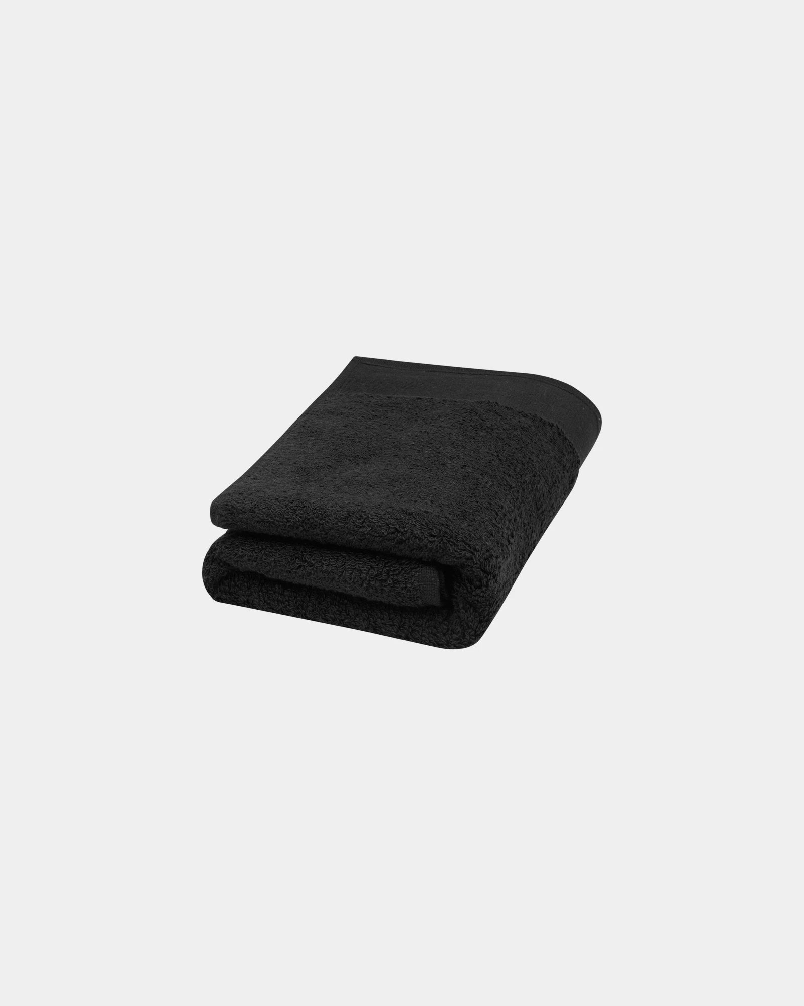 Handtuch Baumwolle 550 g/m² 50x100 cm zum Personalisieren - Schwarz