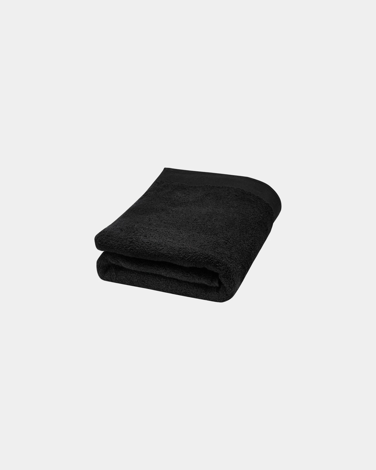 Handtuch Baumwolle 550 g/m² 70x140 cm zum Personalisieren - Schwarz