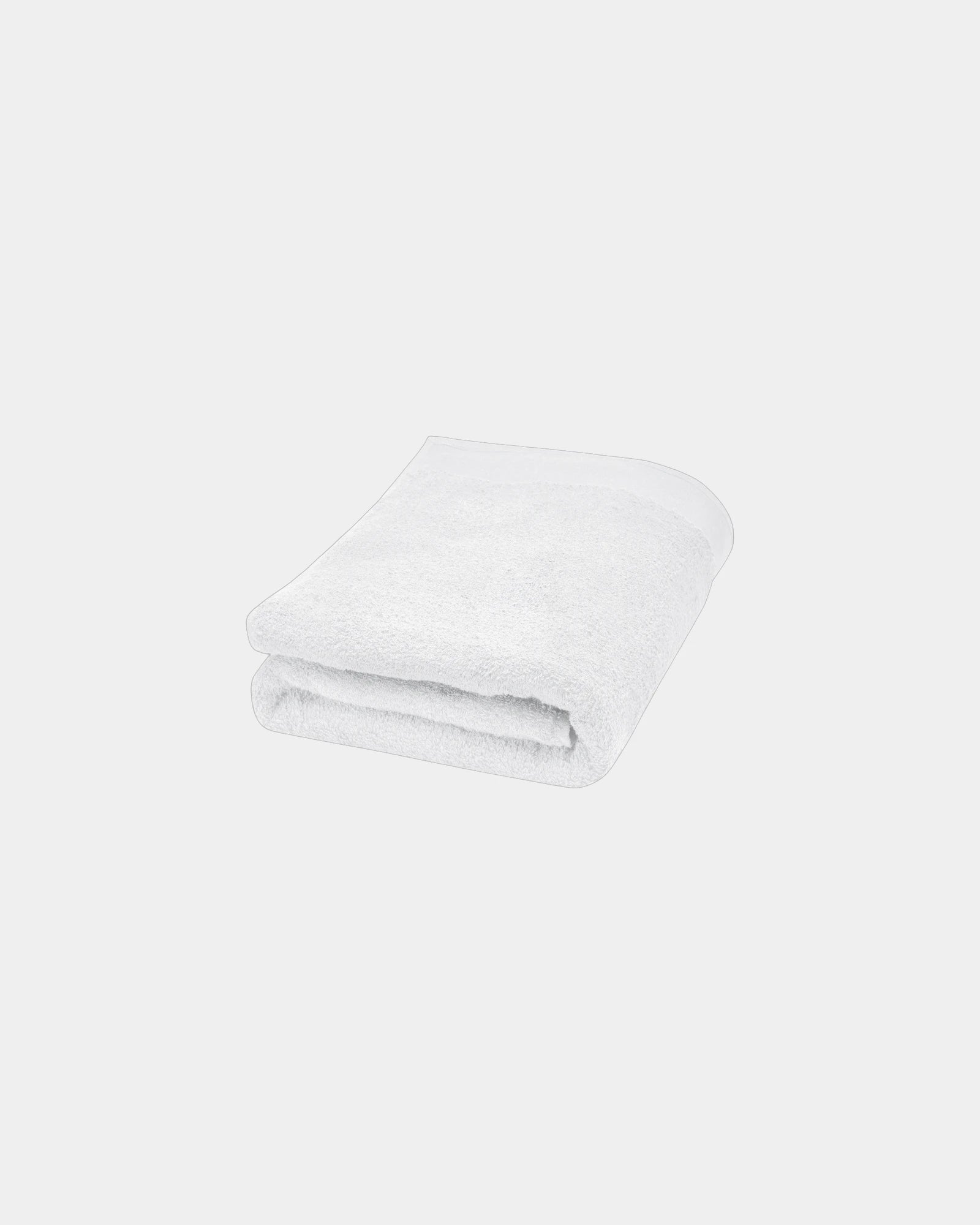 Handtuch Baumwolle 550 g/m² 70x140 cm zum Personalisieren - Weiß