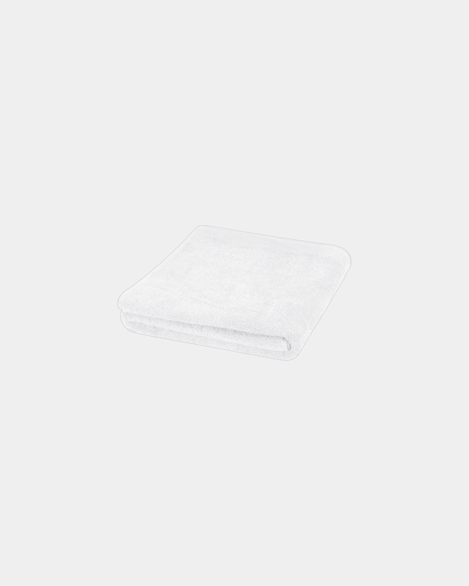 Handtuch Baumwolle 550 g/m² 100x180 cm zum Personalisieren - Weiß