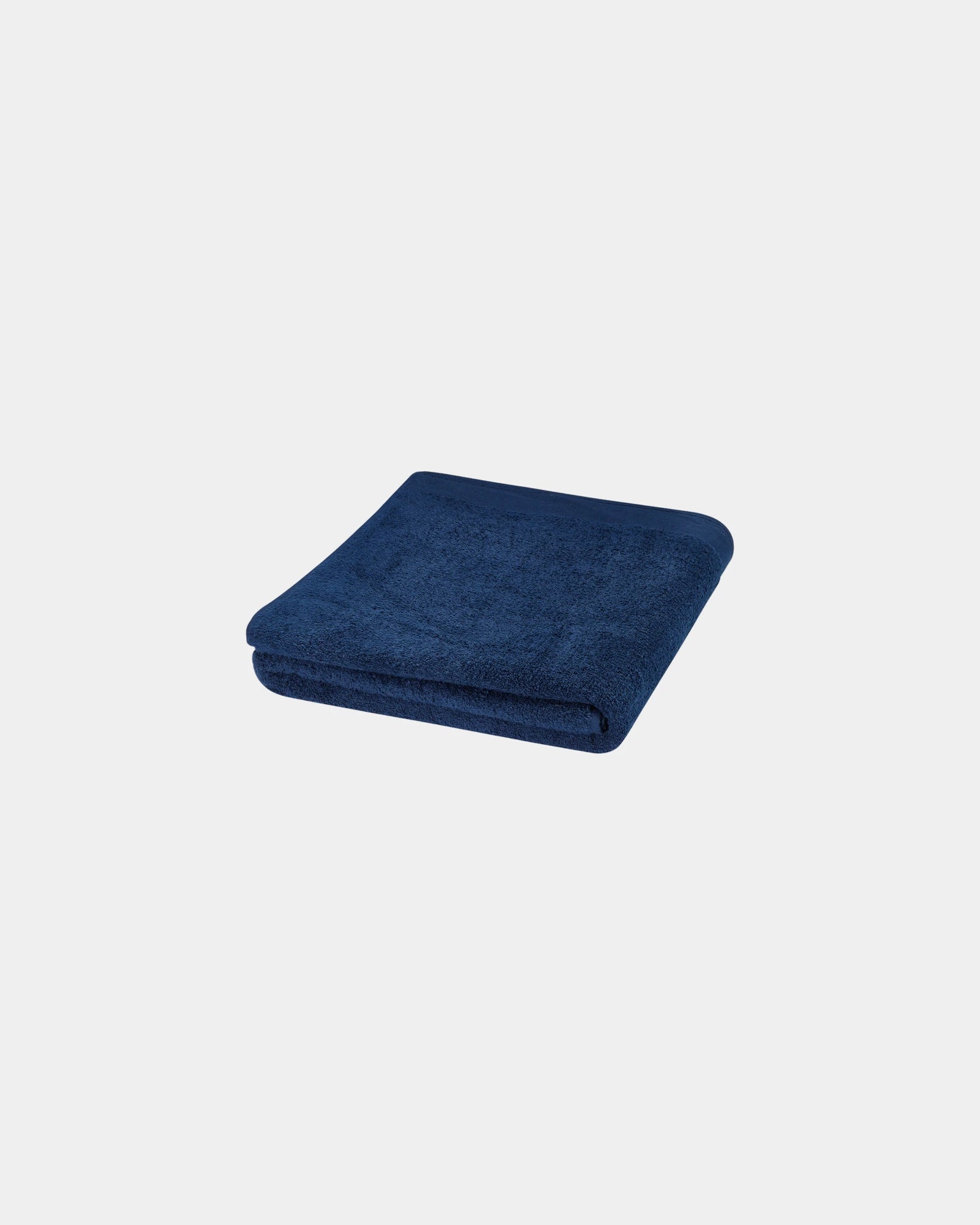 Handtuch Baumwolle 550 g/m² 100x180 cm zum Personalisieren - Marineblau