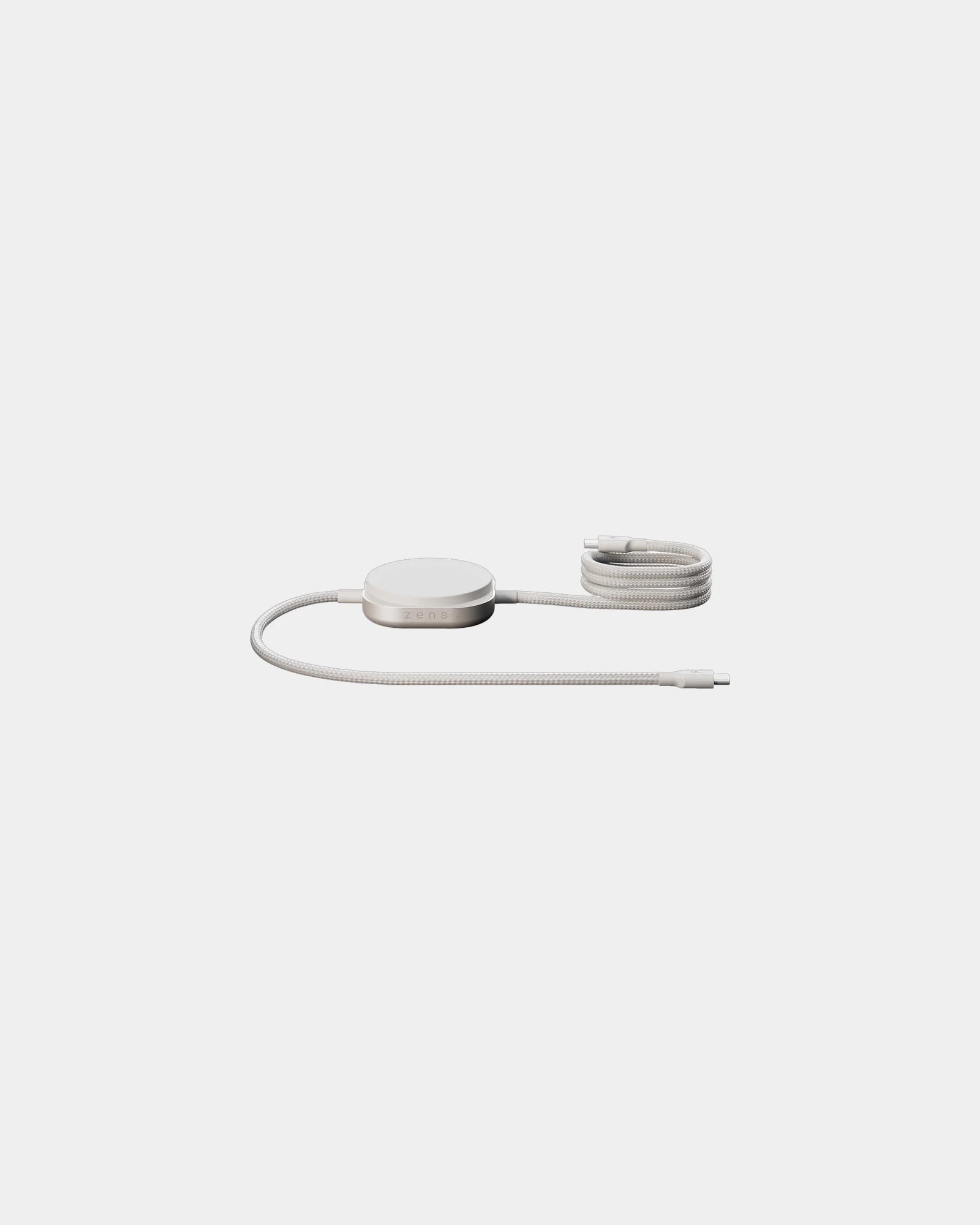USB-C Kabel 2-in-1 240W Zens Pro 2 zum Personalisieren - Weiß