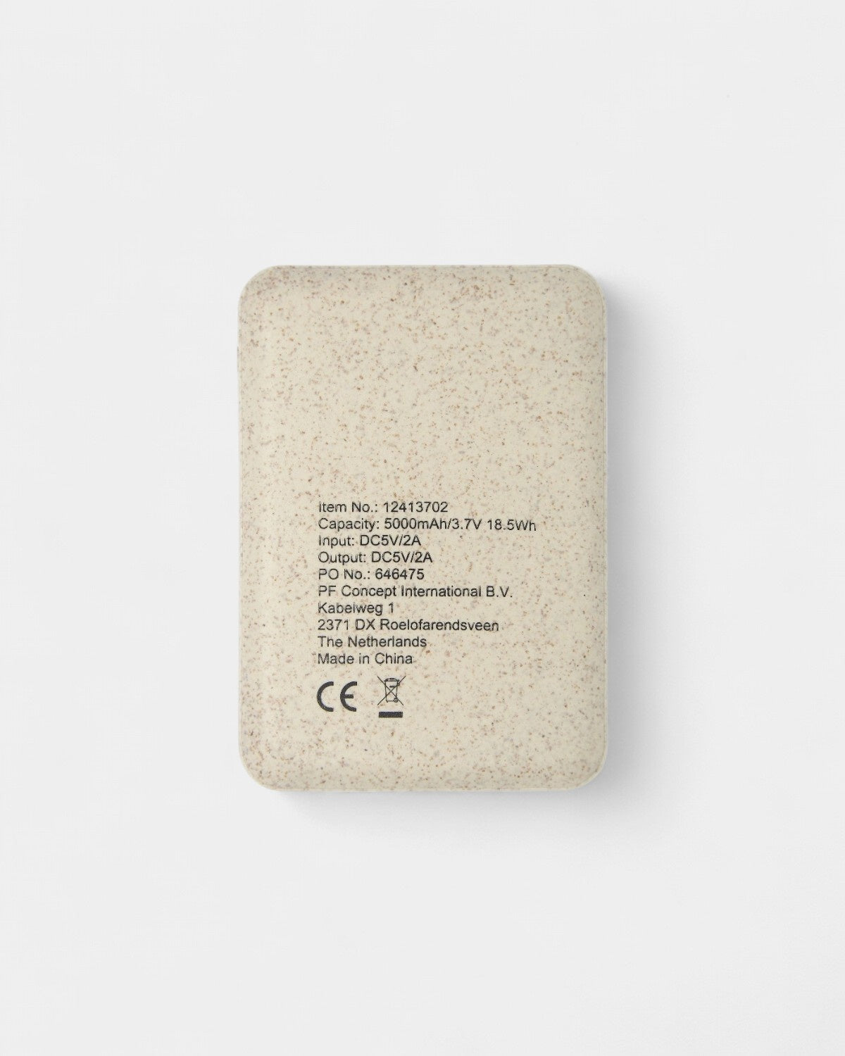 Personalisierbare Powerbank aus Weizenstroh - 4