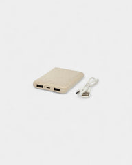 Personalisierbare Powerbank aus Weizenstroh - 2