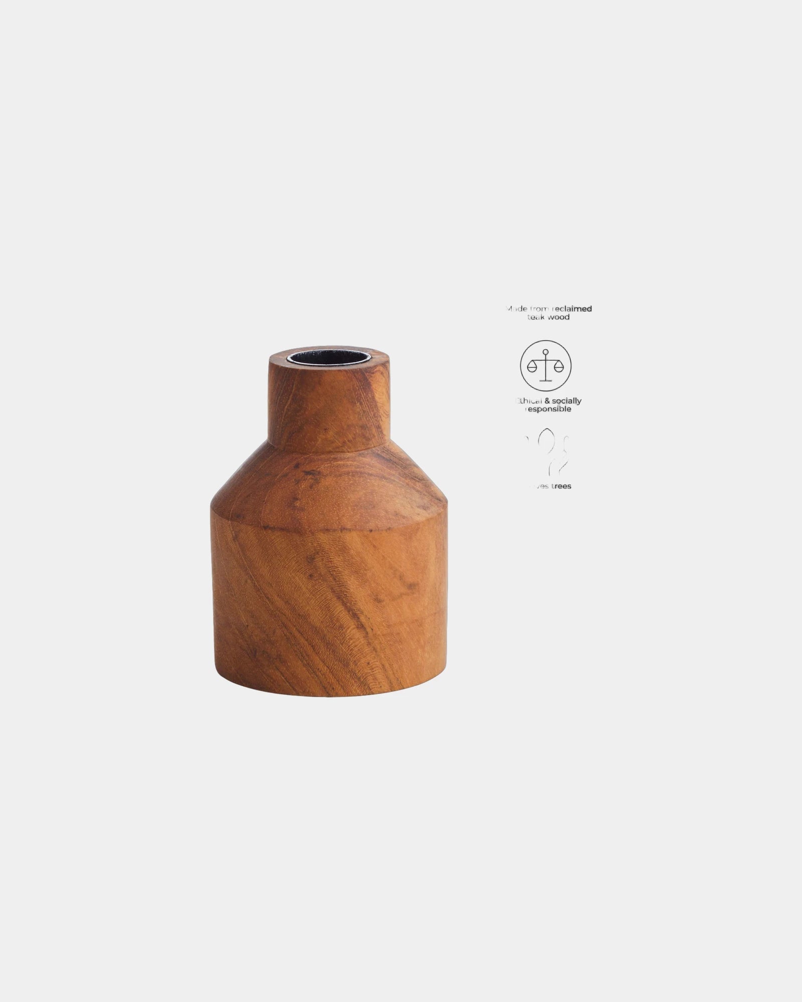 Bougeoir Holz Originalhome zum Personalisieren - 1
