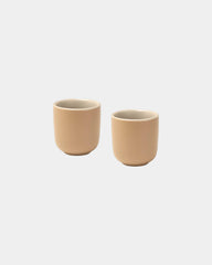 Tassen aus Keramik 90 ml Set von SEASONS zum Personalisieren - Haferflocken