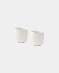Tassen aus Keramik 90 ml Set von SEASONS zum Personalisieren - Weiß