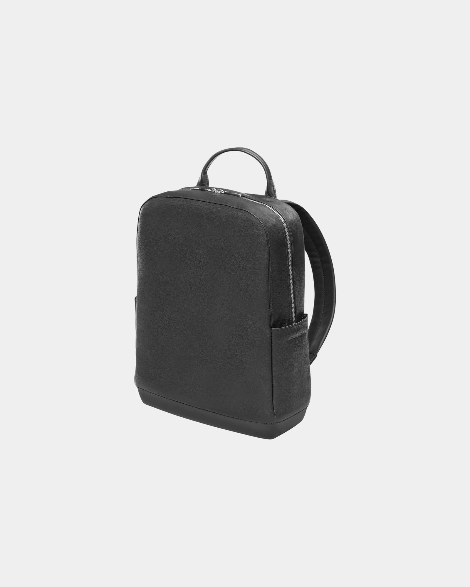 Rucksack Leder Moleskine Classic zum Personalisieren - Schwarz